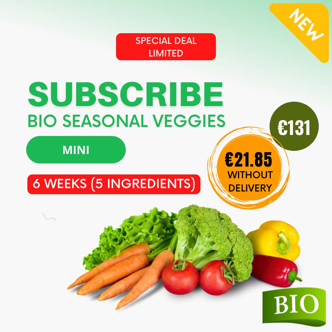 Farm bio seasonal vegetables - 6 weeks subscription