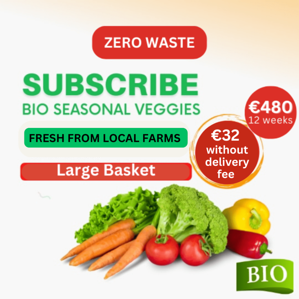 12 weeks subscription, bio local vegetables