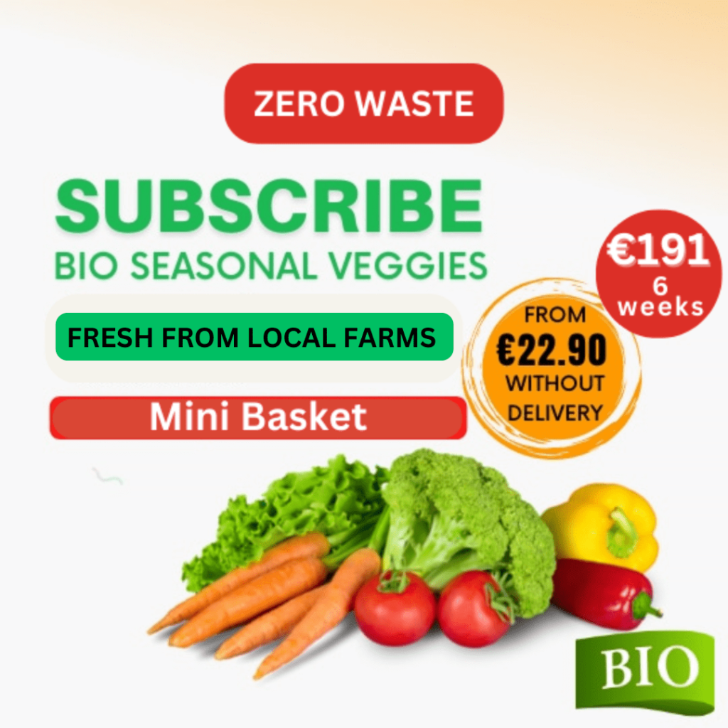 6 weeks subscription, bio local vegetables