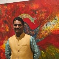 Sanjay Punekar vibrant paintings